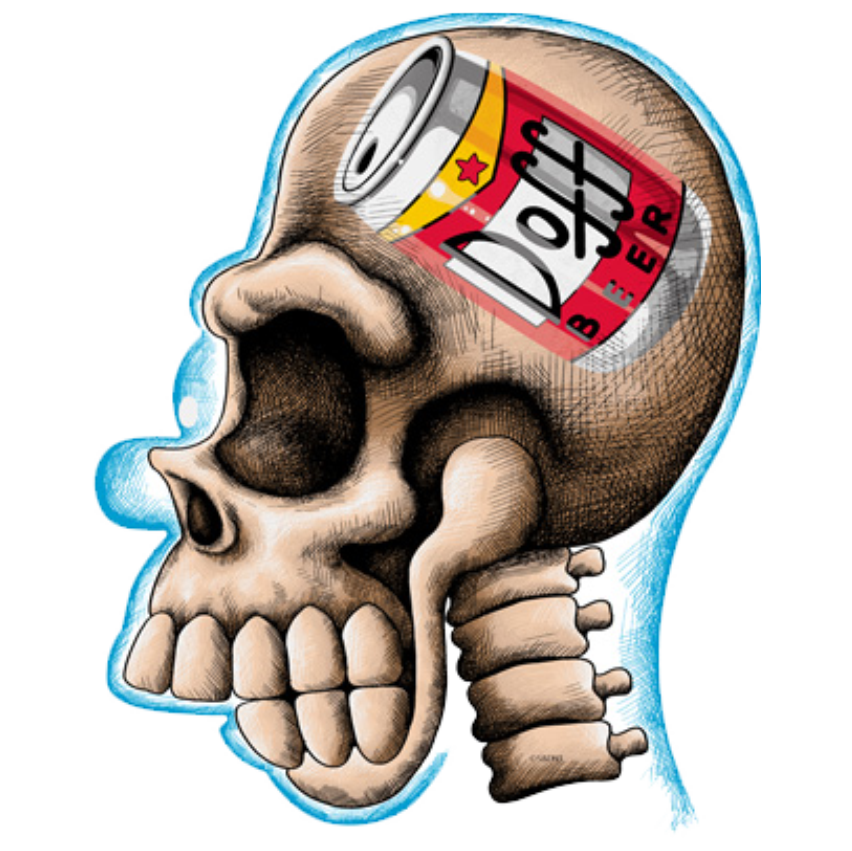CAVEIRA CERVEJA 28X33