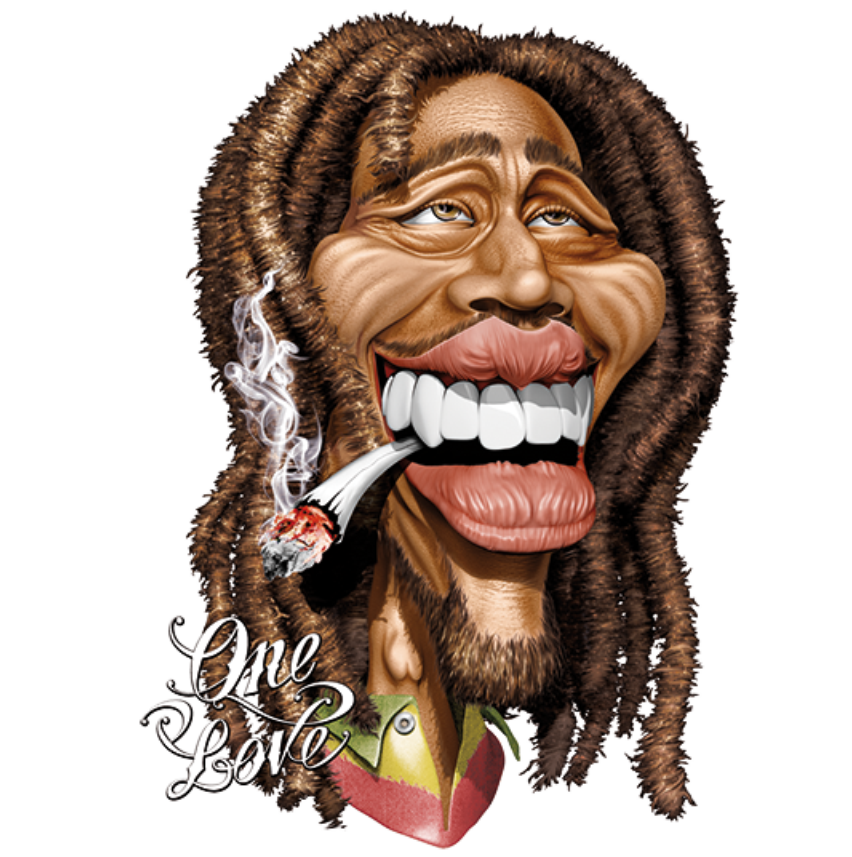 BOB MARLEY ONE LOVE 35X23