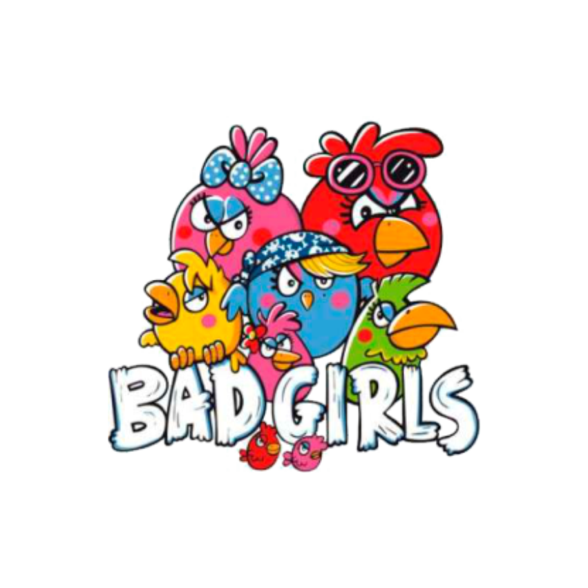 BAD GIRLS 19X18 CM