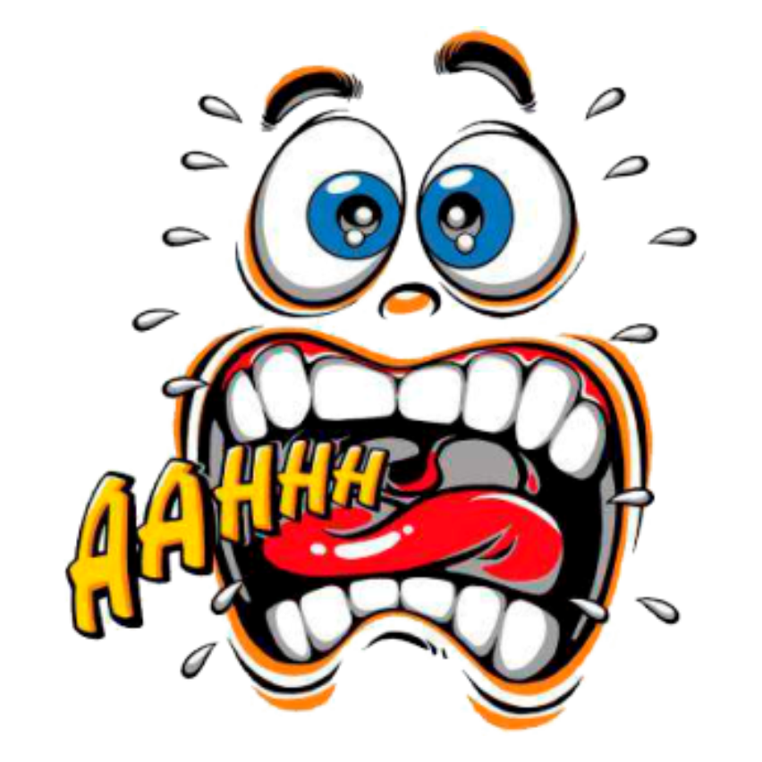 AHHHHHHHH 28X25 CM